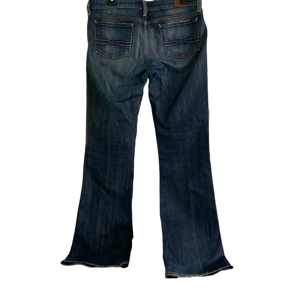 LUCKY Brand Dark Washed Flare Jeans Size 8/29 - Picture 2 of 10